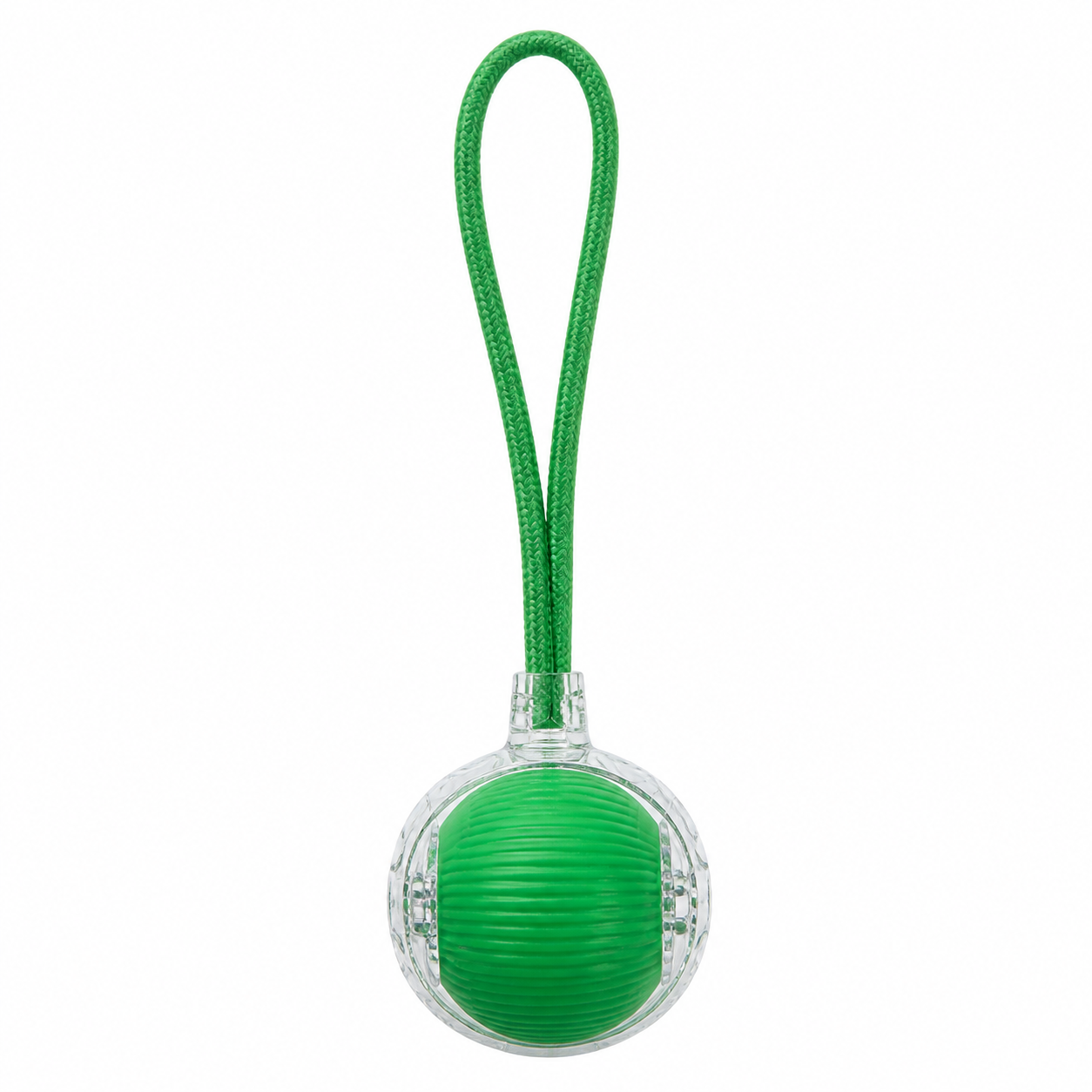 HYGEON ChaseBall Automatic Pet Toy with Teaser Cord, Green