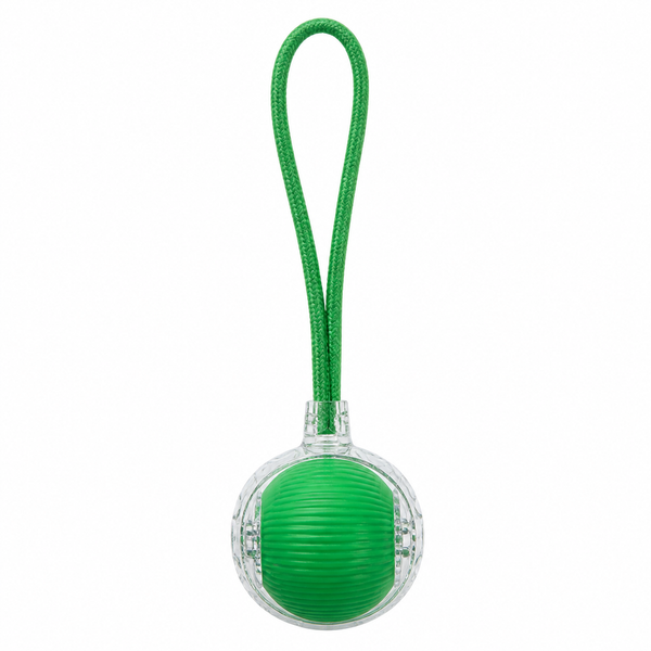 HYGEON ChaseBall Automatic Pet Toy with Teaser Cord, Green