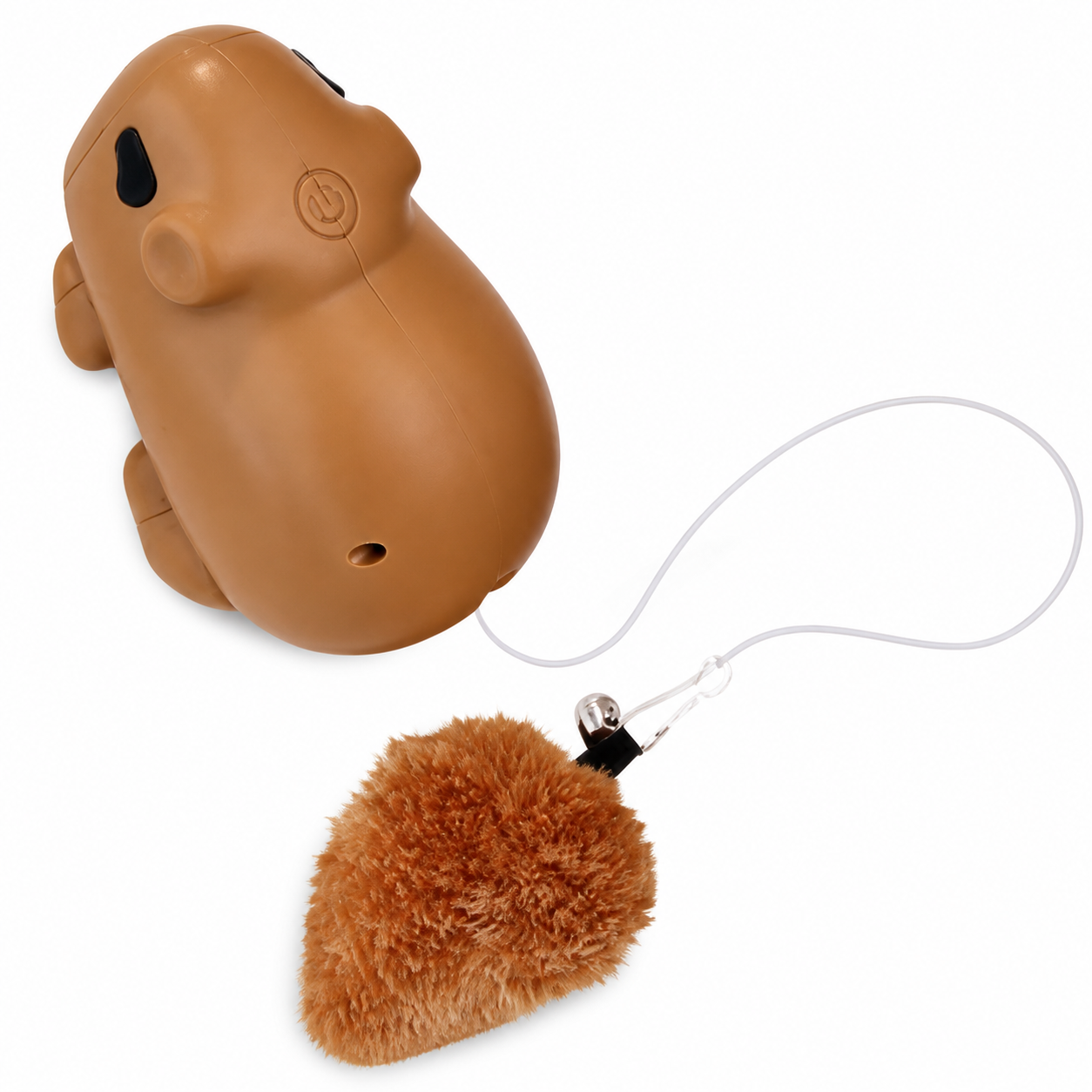 HYGEON CapyPlay Automatic Cord Cat Toy, Brown