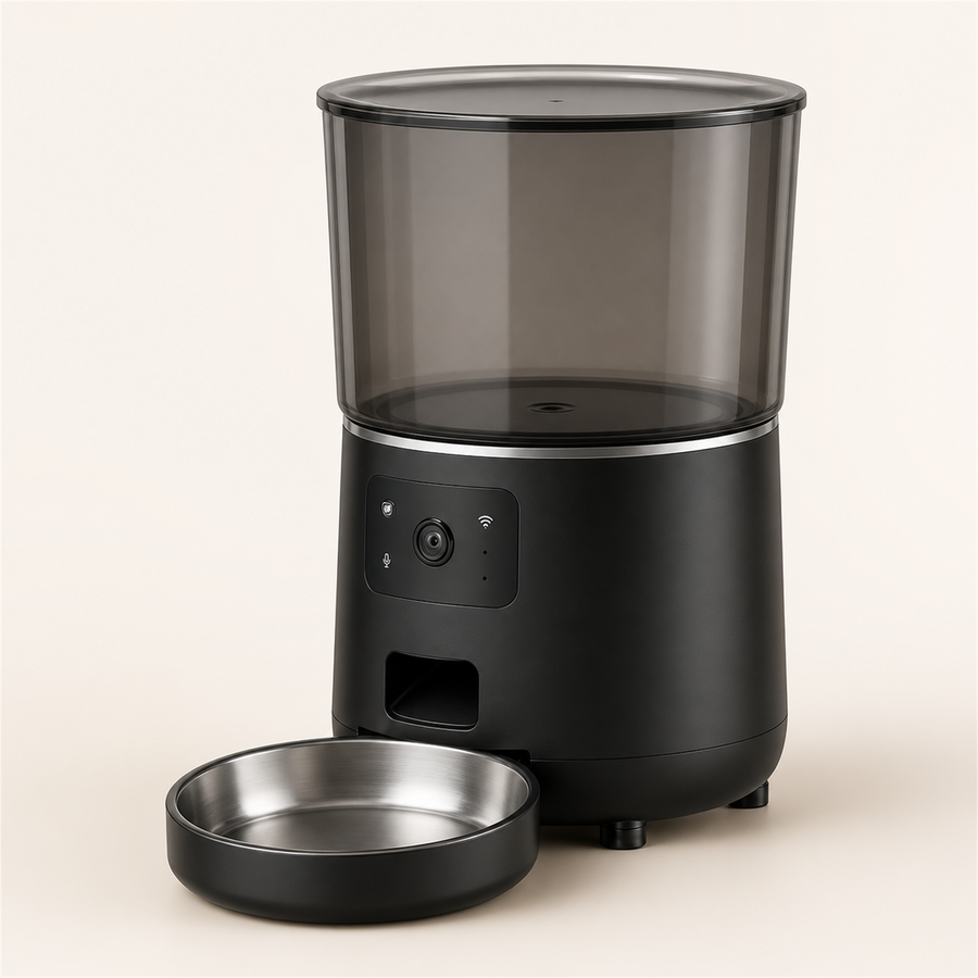 HYGEON ViewFeed 4L Smart Pet Feeder with HD Camera & Two-Way Audio