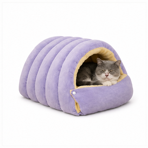 HYGEON SoftCove Semi-Enclosed Pet Bed — Two Sizes