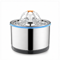 HYGEON SilverWing 2.5L 304 Stainless Steel Pet Water Fountain