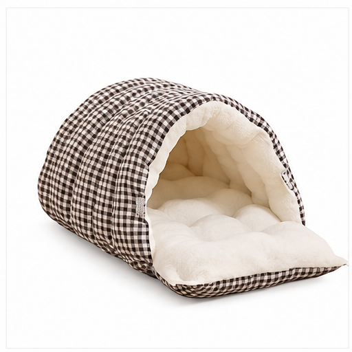 HYGEON CosyCabin Soft Pet House — Medium/Large