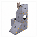HYGEON PanelNest Flat-Pack Felt Cat House