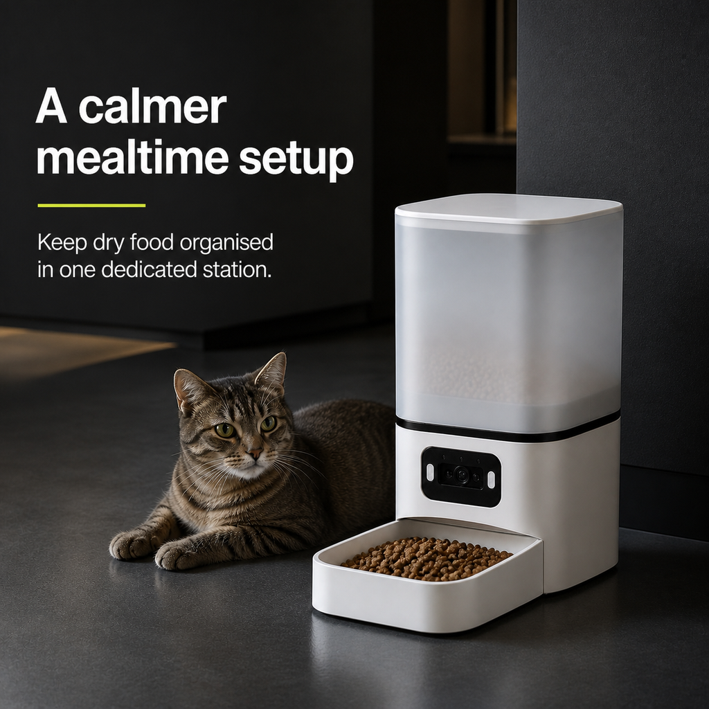 HYGEON SmartFeed Pro – Wi-Fi Pet Feeder with Full HD Camera & Two-Way Audio