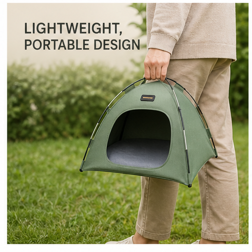HYGEON TrailTent Foldable Pet Shelter for Cats & Small Dogs