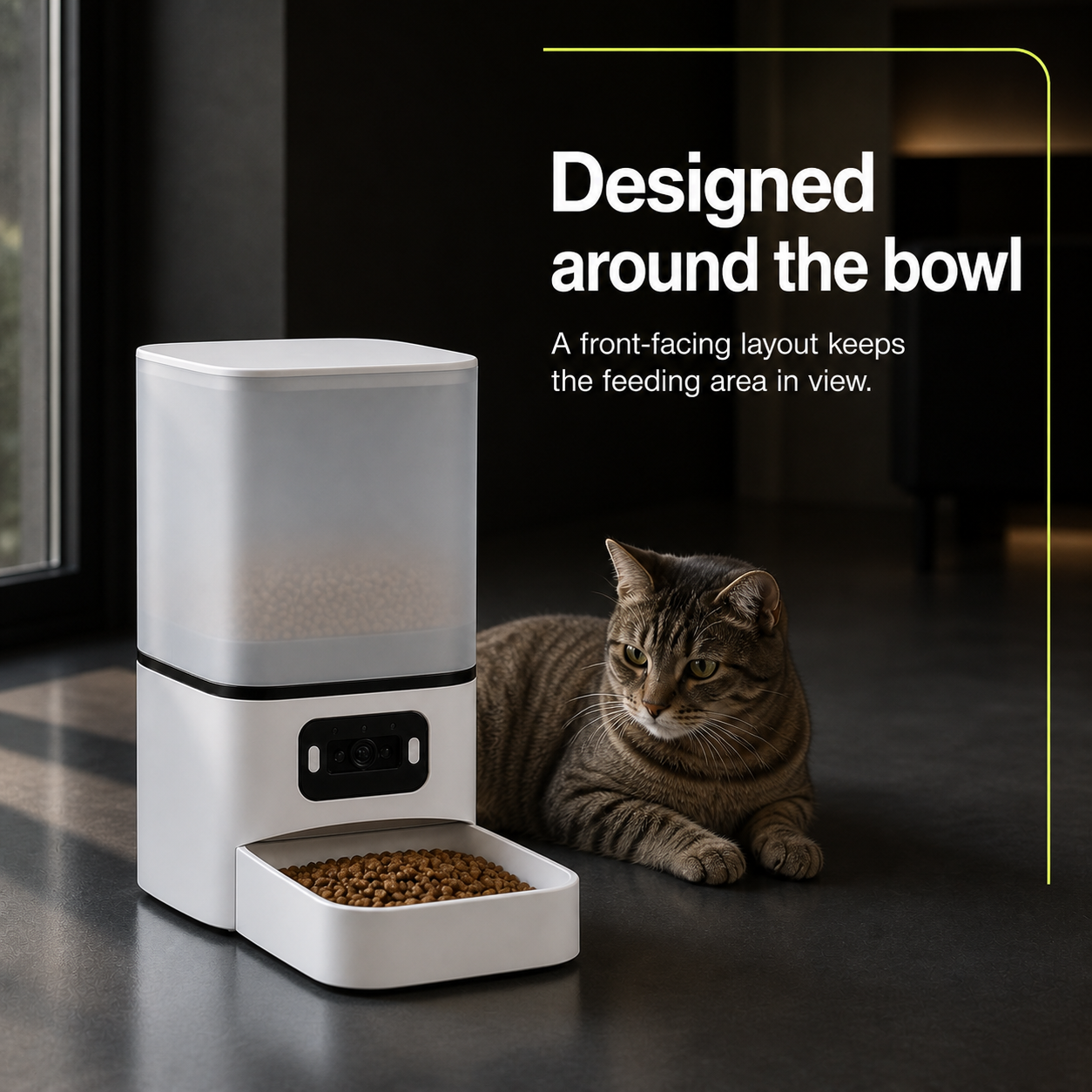 HYGEON SmartFeed Pro – Wi-Fi Pet Feeder with Full HD Camera & Two-Way Audio