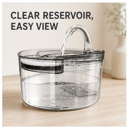 HYGEON ClearFlow 2.2L Circulating Pet Water Fountain