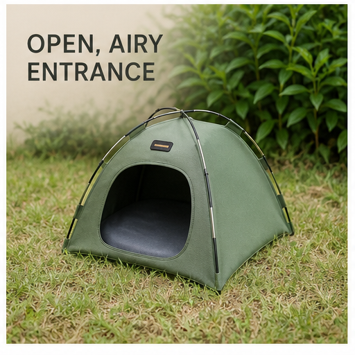HYGEON TrailTent Foldable Pet Shelter for Cats & Small Dogs