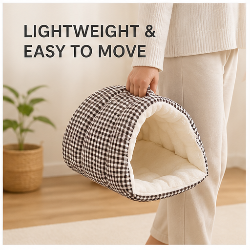 HYGEON CosyCabin Soft Pet House — Medium/Large