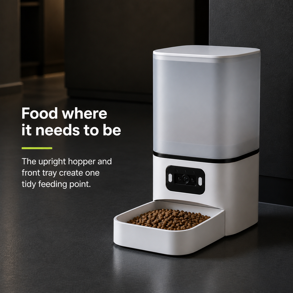 HYGEON SmartFeed Pro – Wi-Fi Pet Feeder with Full HD Camera & Two-Way Audio