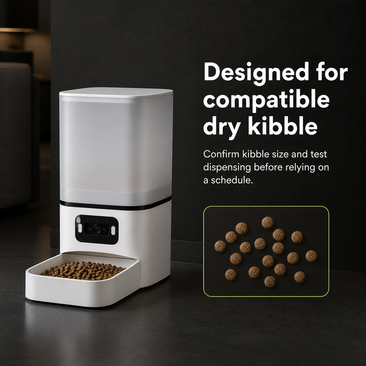 HYGEON SmartFeed Pro – Wi-Fi Pet Feeder with Full HD Camera & Two-Way Audio
