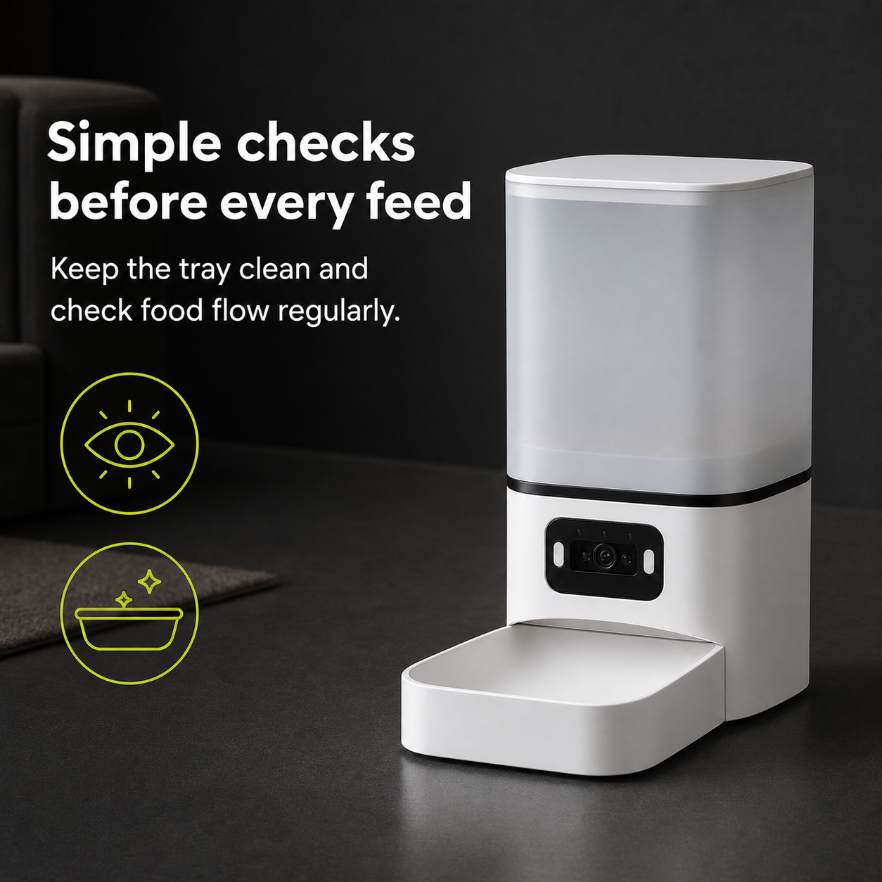 HYGEON SmartFeed Pro – Wi-Fi Pet Feeder with Full HD Camera & Two-Way Audio