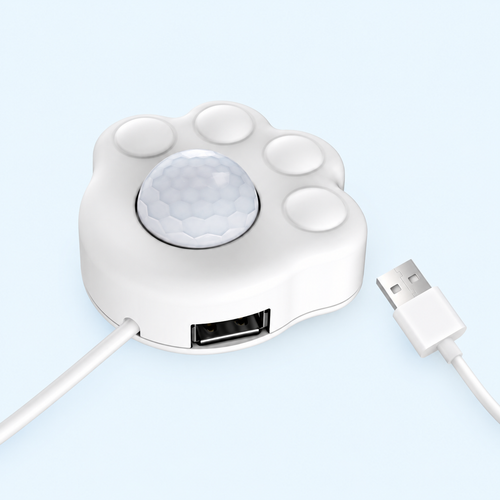 Paw USB Fountain Motion Sensor — White