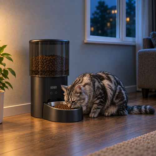 4 L Wi-Fi Pet Feeder — Black — image 2