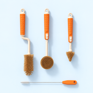 Silicone Cleaning Brush Set — 3-in-1